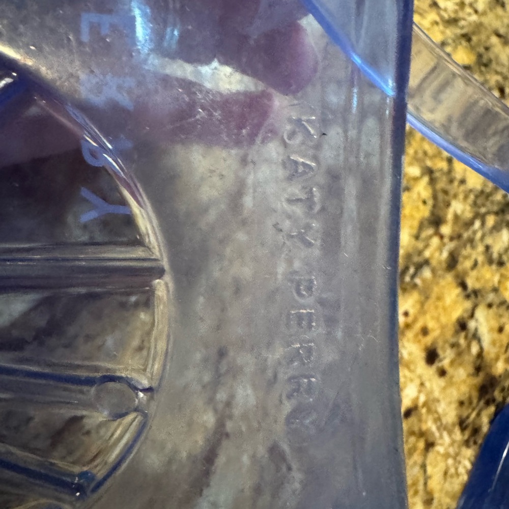 Katy Perry Collections Transparent Blue Eye jelly sandals size 9 - 2 pairs $45 - Picture 3 of 6